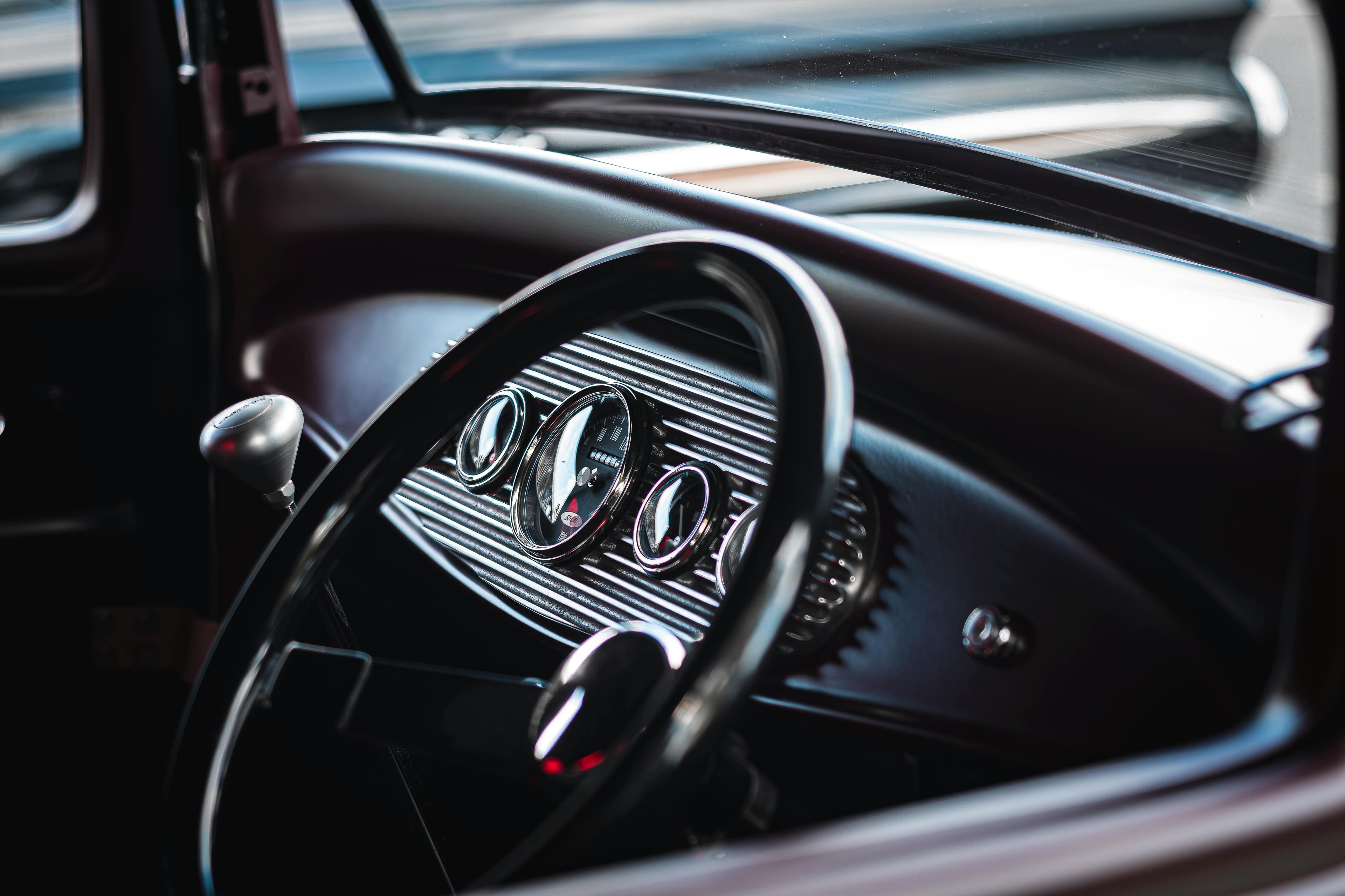 Classic car interior